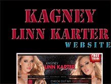 Tablet Screenshot of kagney-linnkarter.com